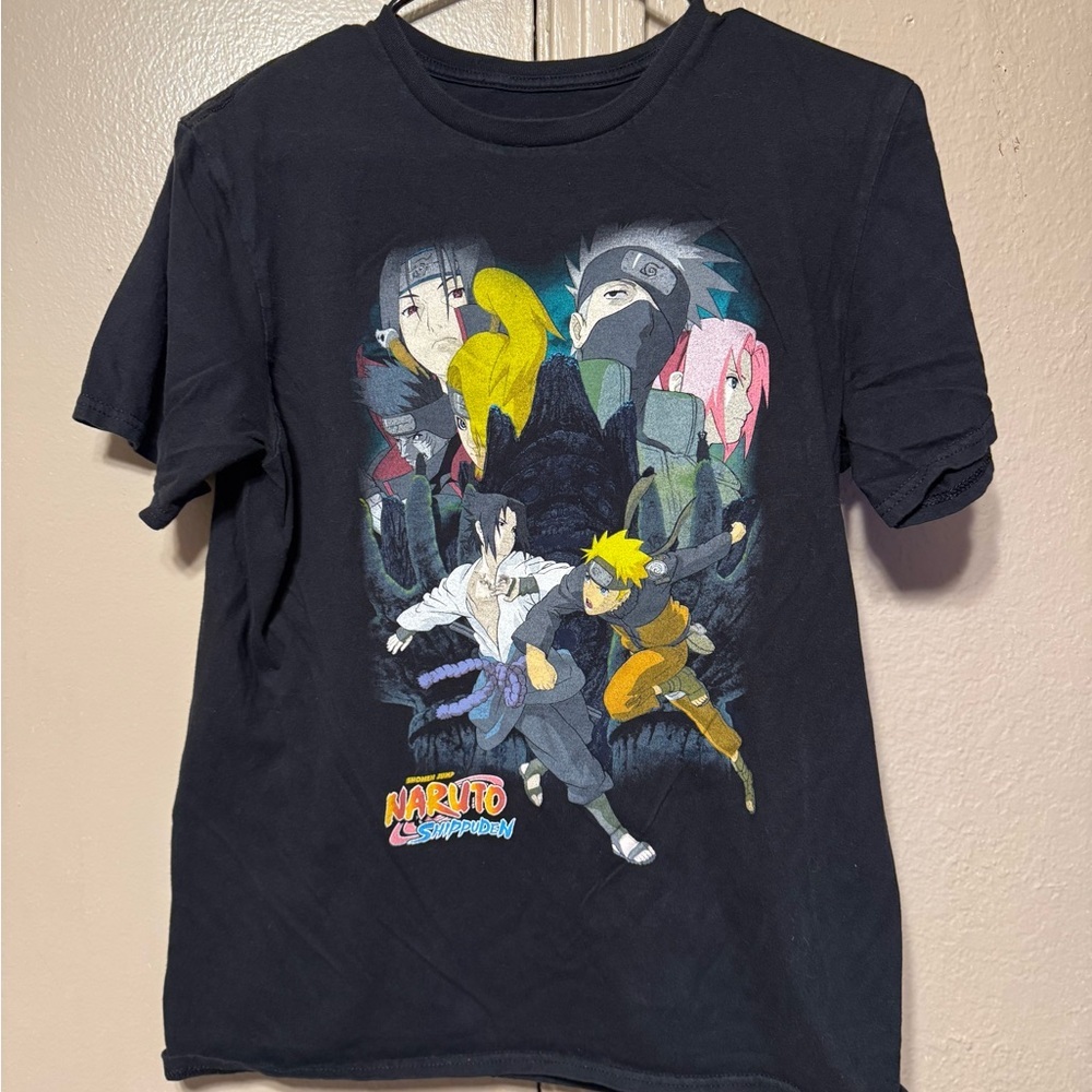 Naruto Shippuden Men’s‎ M Black T-Shirt